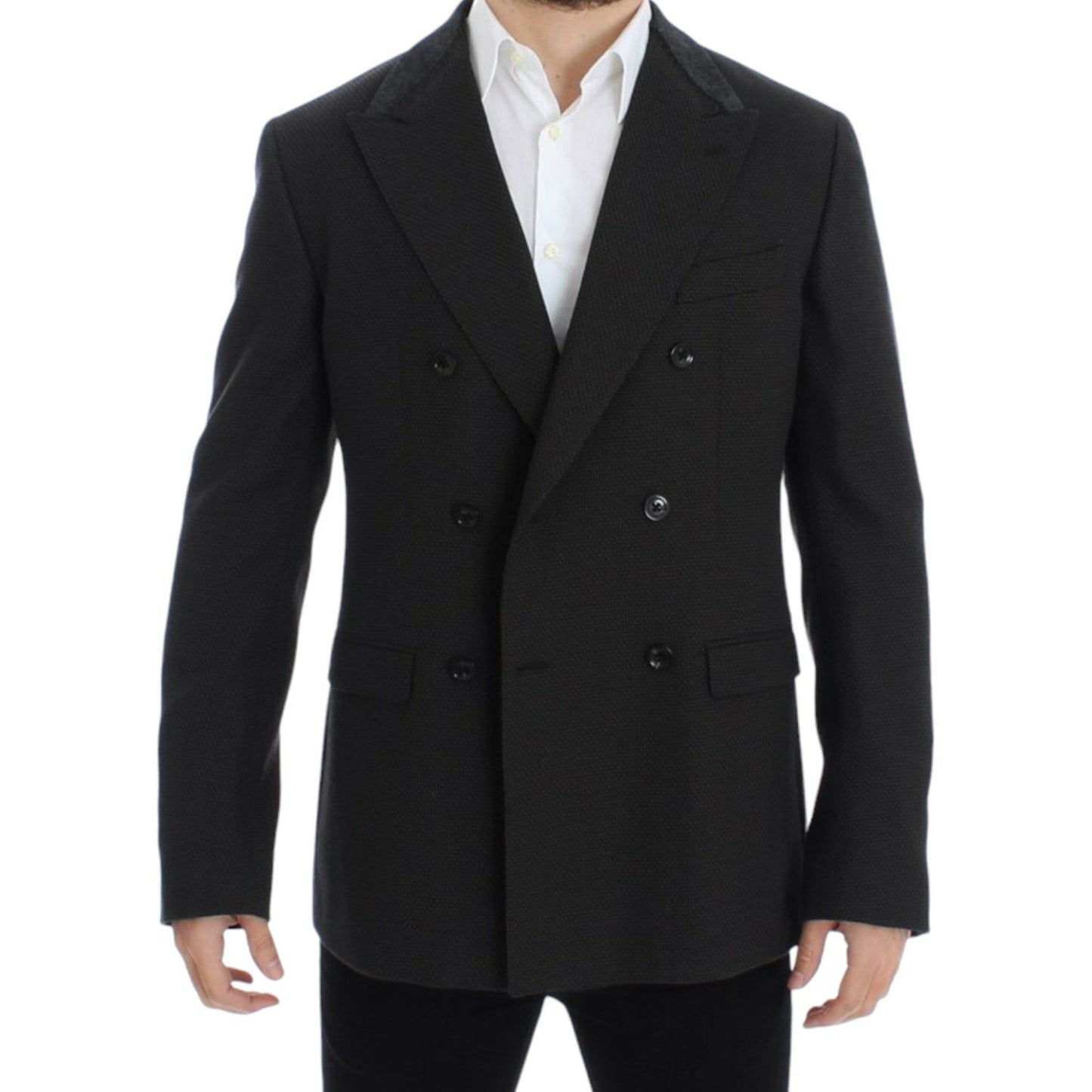 Dolce & Gabbana Brown wool slim fit blazer