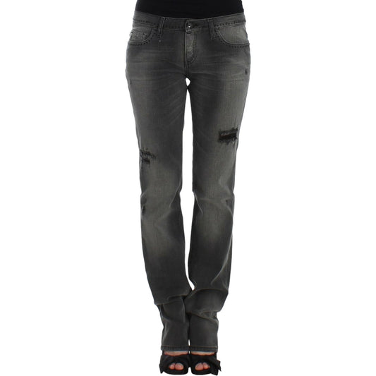 Costume National Gray straight leg jeans SIG12557-5