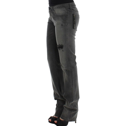 Costume National Gray straight leg jeans SIG12557-5