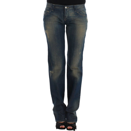 Costume National Blue straight leg jeans SIG12554-2