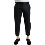 Dolce & Gabbana Blue Wool Cropped Tapered Pants PAN75066-54
