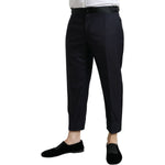 Dolce & Gabbana Blue Wool Cropped Tapered Pants PAN75066-54