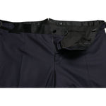 Dolce & Gabbana Blue Wool Cropped Tapered Pants PAN75066-54
