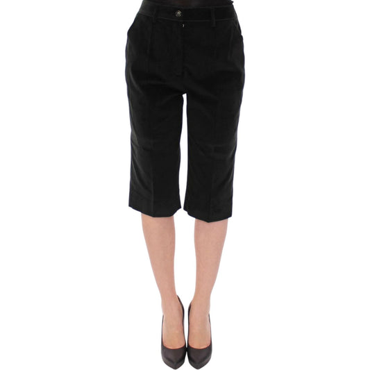Dolce & Gabbana Black cotton shorts pants GSS11728-1