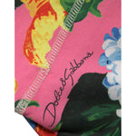 Dolce & Gabbana Multicolor Floral High Waist Leggings Pants PAN74993-40