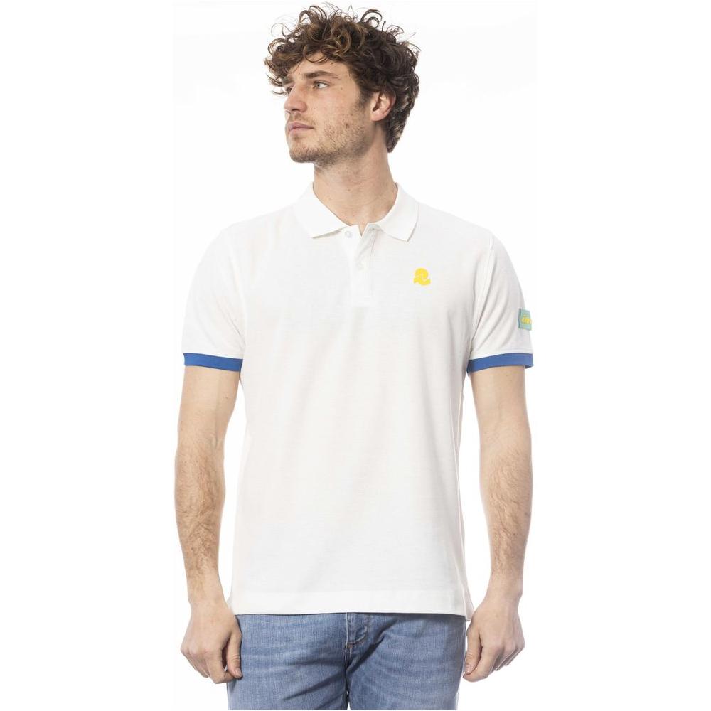 Invicta White Cotton Polo Shirt