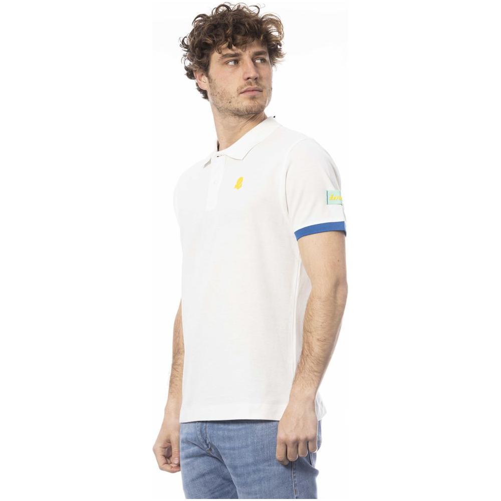 Invicta White Cotton Polo Shirt