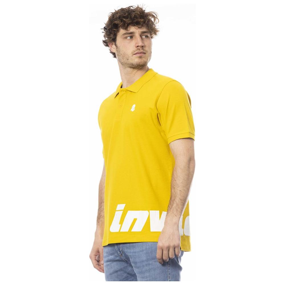 Invicta Yellow Cotton Polo Shirt
