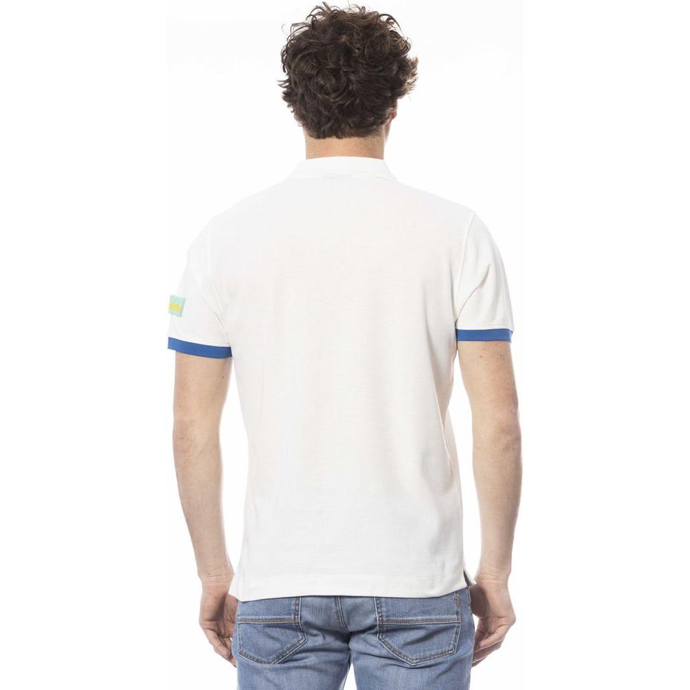 Invicta White Cotton Polo Shirt