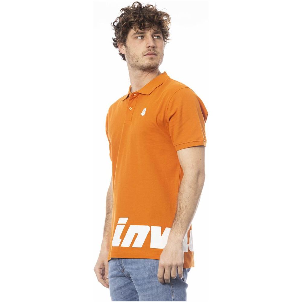 Invicta Orange Cotton Polo Shirt