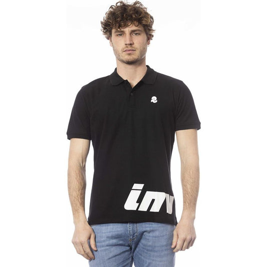 Invicta Black Cotton Men Polo Shirt IN-24057-S