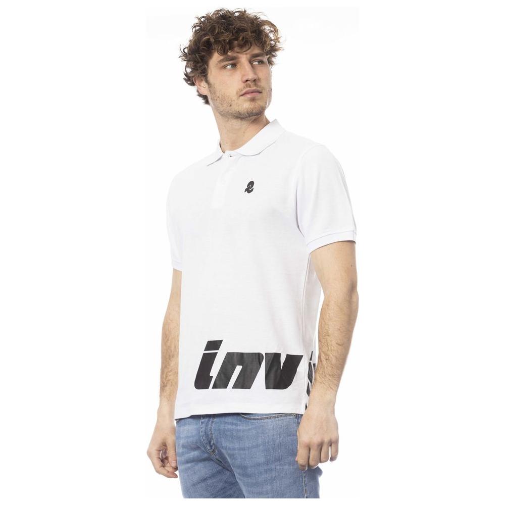 Invicta White Cotton Polo Shirt