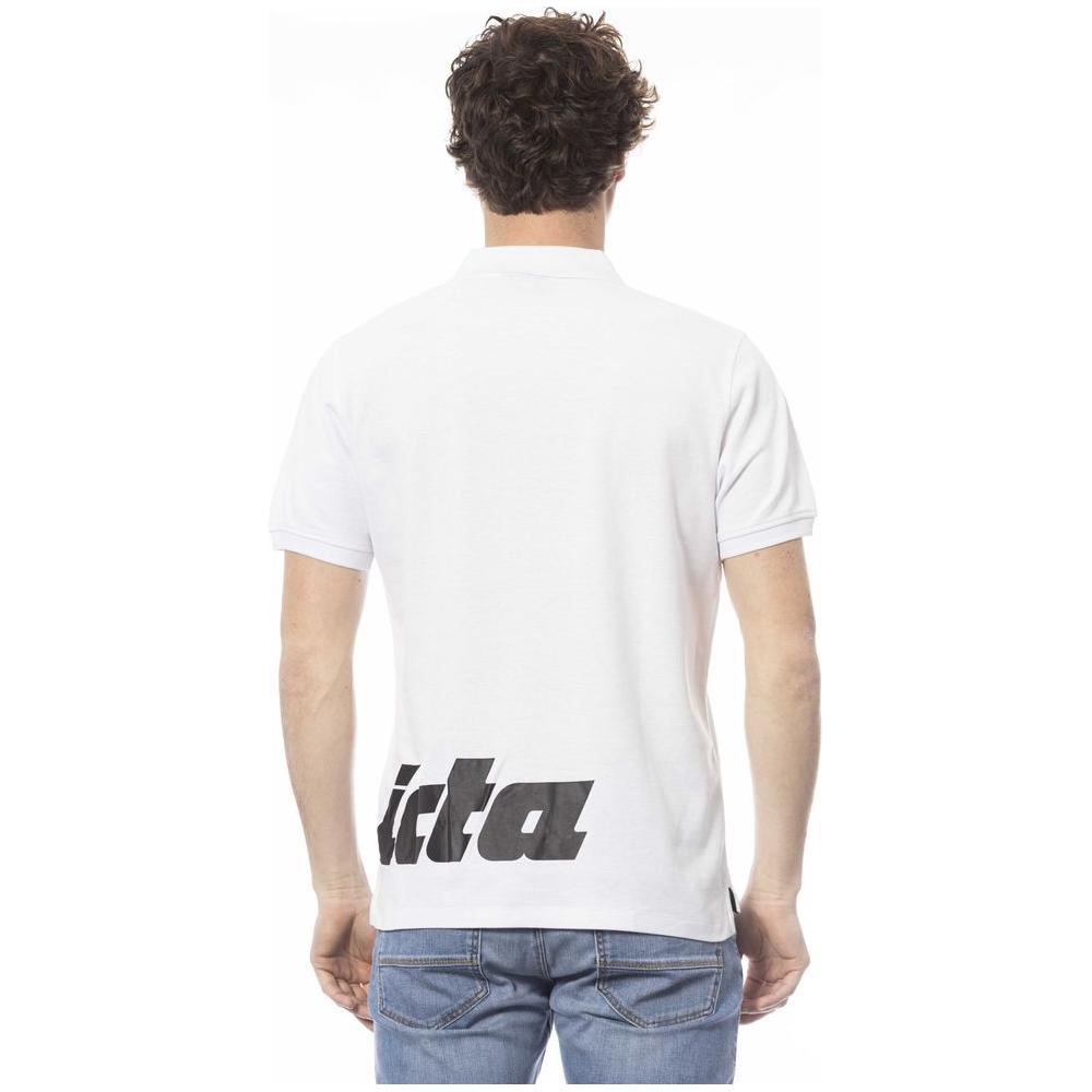 Invicta White Cotton Polo Shirt