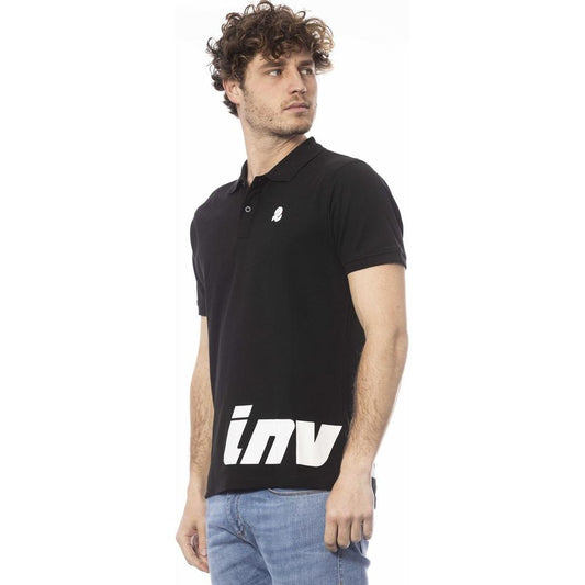 Invicta Black Cotton Men Polo Shirt IN-24057-S