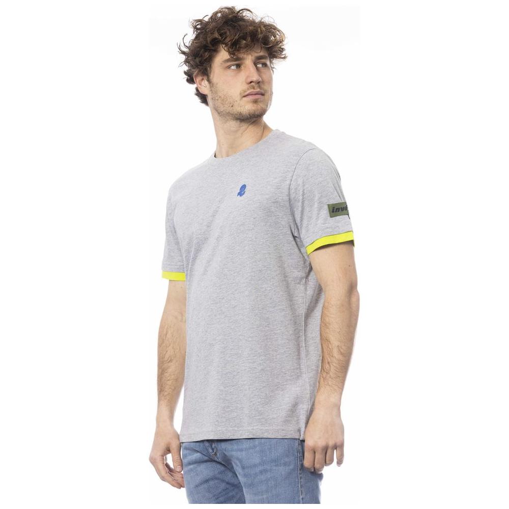 Invicta Gray Cotton T-Shirt