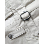Dolce & Gabbana High-Waisted Tapered Fashion Pants - Beige Dolce & Gabbana Gray