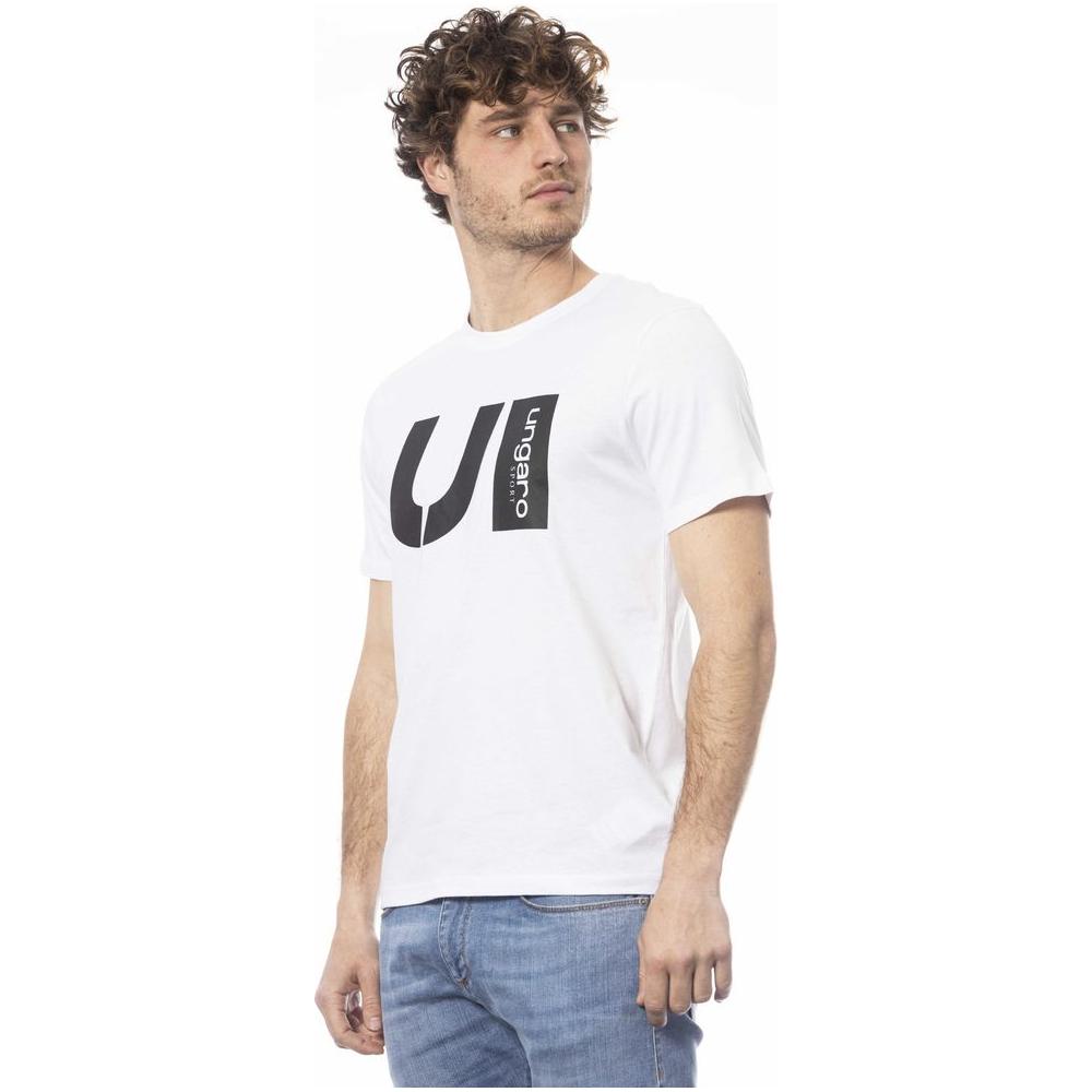 Ungaro Sport White Cotton T-Shirt