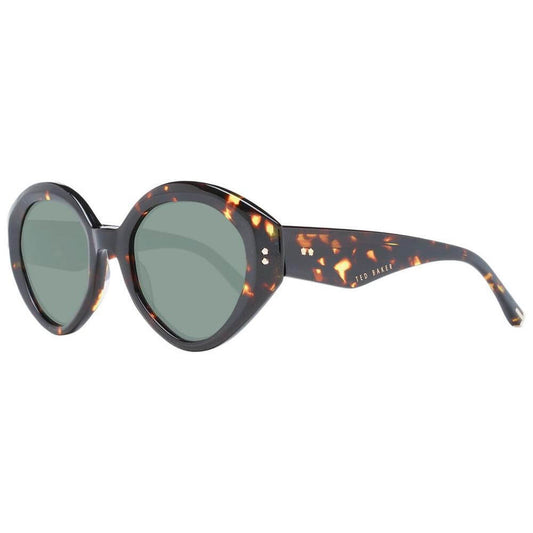 Ted Baker multicolor cat eye women sunglasses with green lenses, acetate frame, and full-rim style, offering 100% UVA & UVB protection.