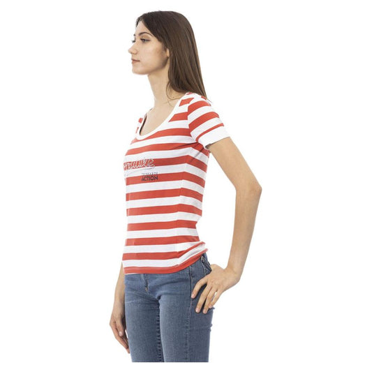 Trussardi Action Multicolor Cotton Women T-Shirt TR-24169-S