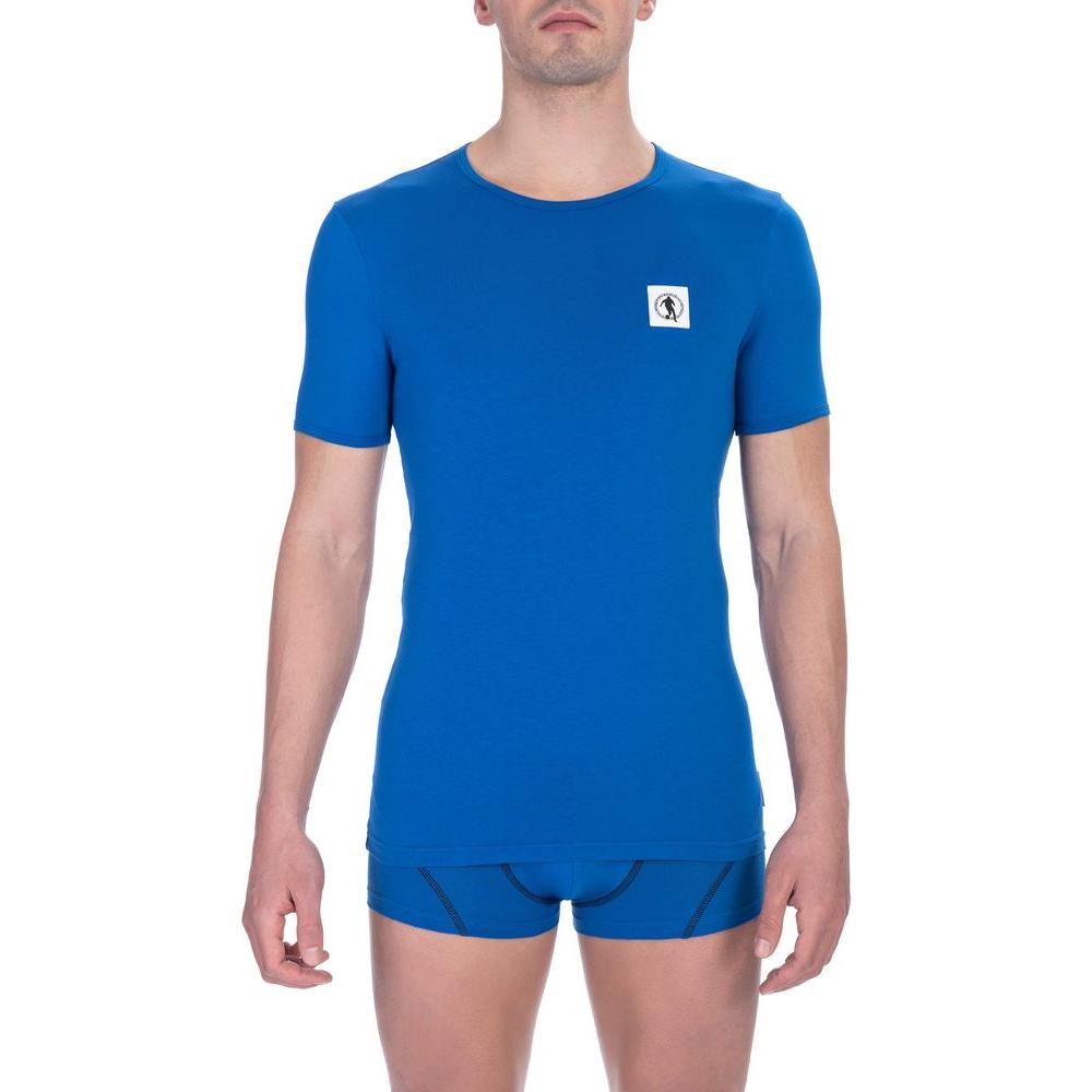 Bikkembergs Blue Cotton T-Shirt