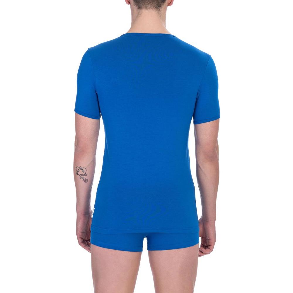 Bikkembergs Blue Cotton T-Shirt