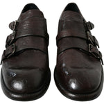 Dolce & Gabbana Brown Leather Strap Formal Dress Shoes MV5563-47