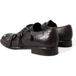 Dolce & Gabbana Brown Leather Strap Formal Dress Shoes MV5563-47