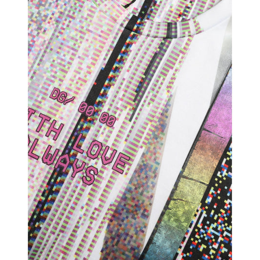 Dolce & Gabbana Multicolor With Love Always Print T-shirt TSH84328-42
