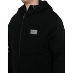 Dolce & Gabbana Elegant Black Bomber Jacket with Hood JKT4009-48