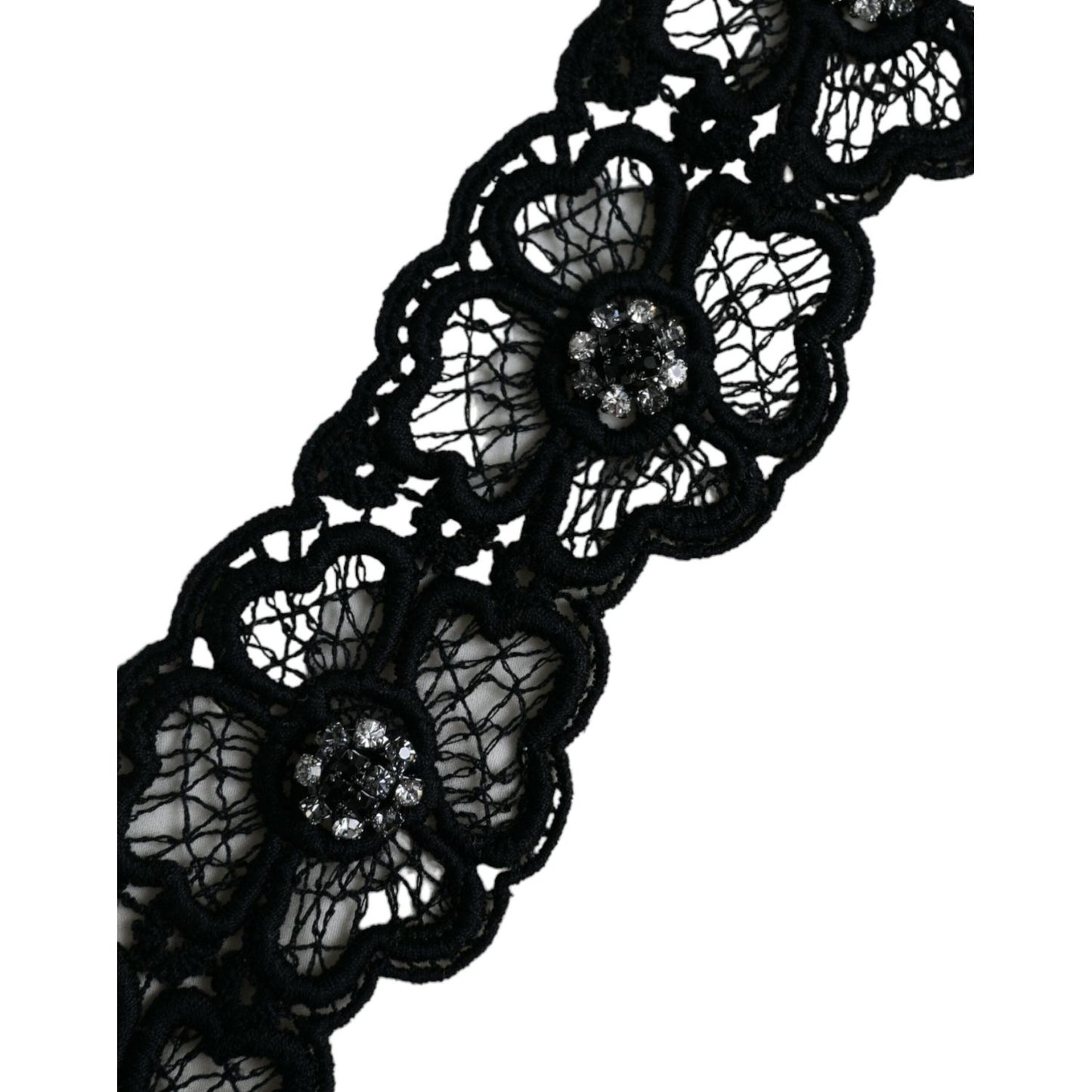 Dolce & Gabbana Off White Silk Lace Trim Short Sleeves Top