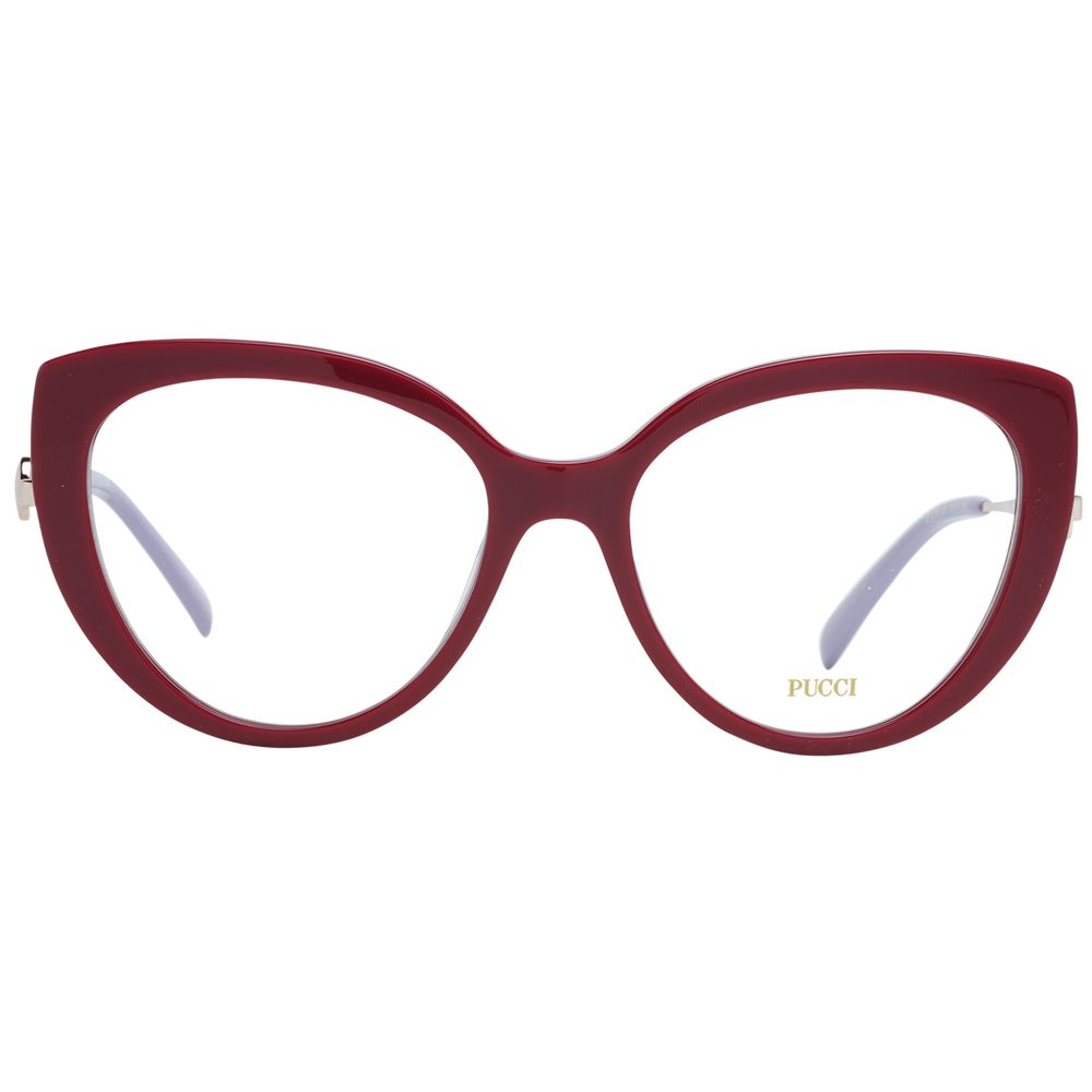 Emilio Pucci Red Plastic Glasses (Frames)