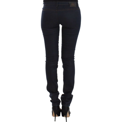 Ermanno Scervino Blue Slim Jeans Denim Pants Skinny Leg Stretch