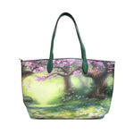 Kate Spade Disney Sutton Bambi Coated Canvas Shoulder Tote Handbag Purse Kate Spade Slate Gray