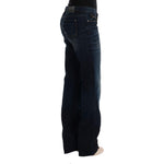 Costume National Elegant Blue Regular Fit Cotton Jeans Jeans & Pants Costume National Black