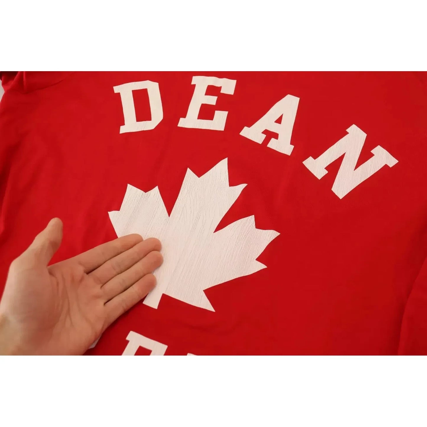 Dsquared² Red Printed Cotton Short Sleeves Crewneck T-shirt