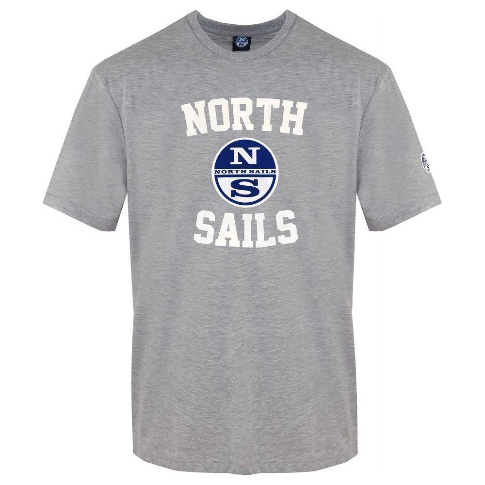 North Sails Gray Cotton T-Shirt