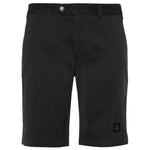 Refrigiwear Elegant Beige Bermuda Shorts with Logo Patch RE-12672-W33