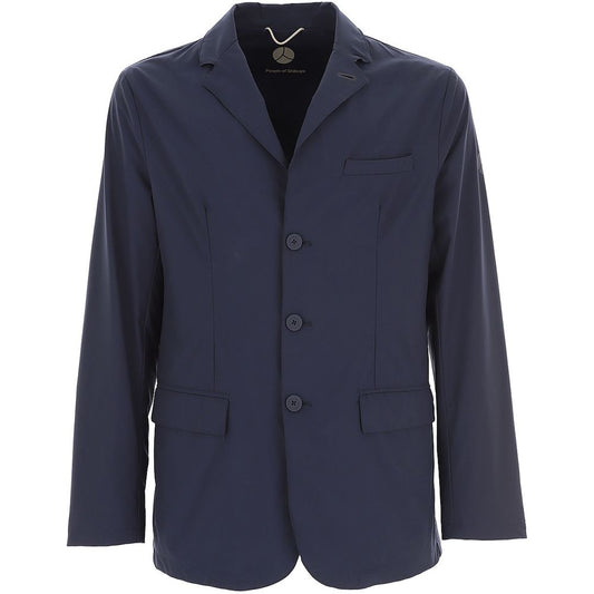 People Of Shibuya Elegant Water-Repellent Blue Jacket PE-12430-IT46 | S