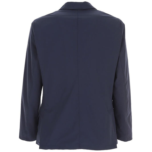 People Of Shibuya Elegant Water-Repellent Blue Jacket PE-12430-IT46 | S