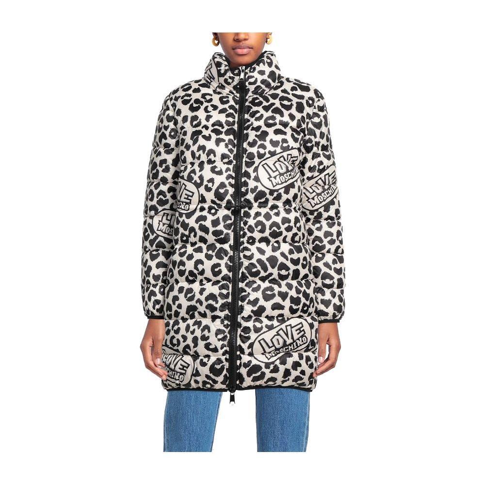 Love Moschino White Polyester Jackets & Coat