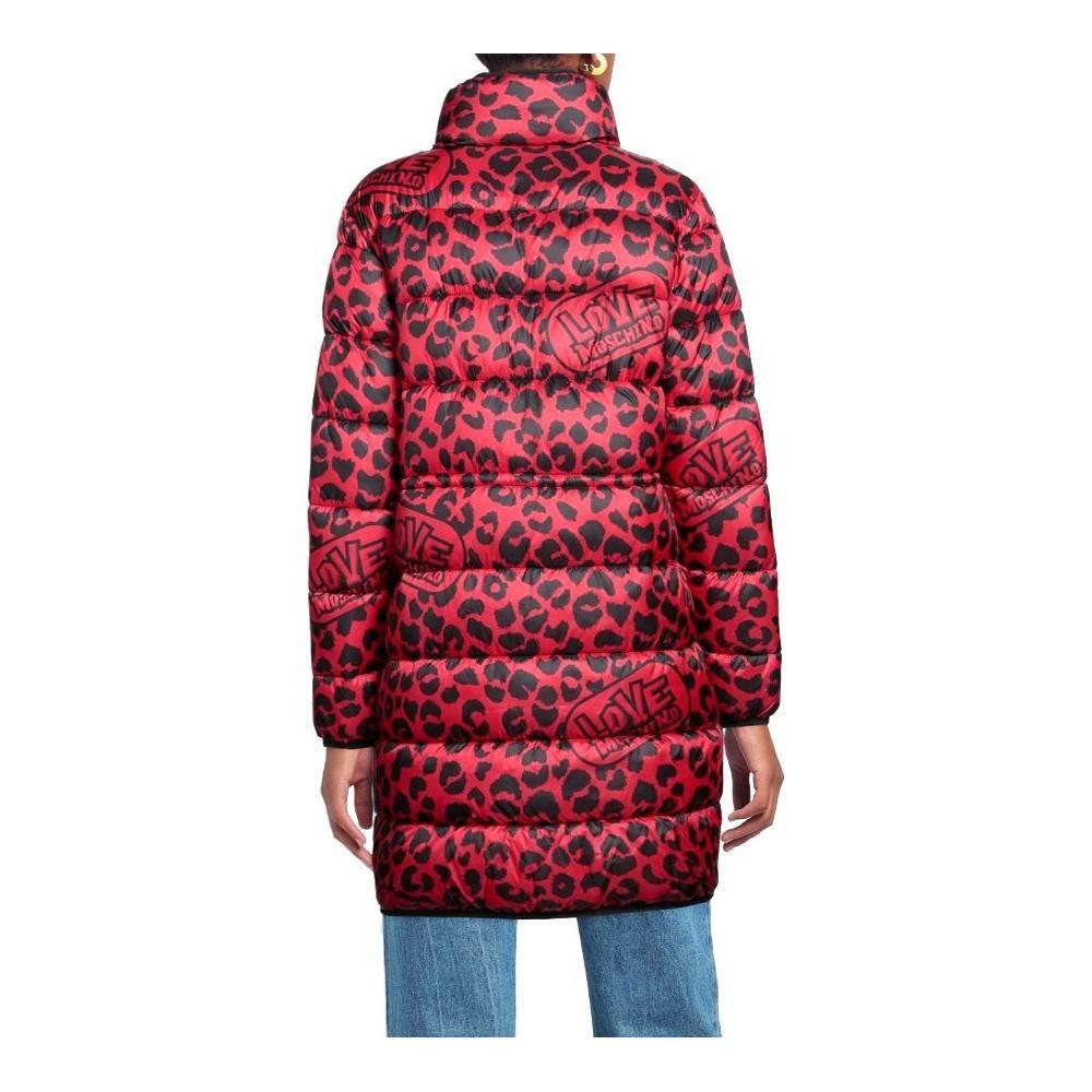 Love Moschino Red Polyester Jackets & Coat
