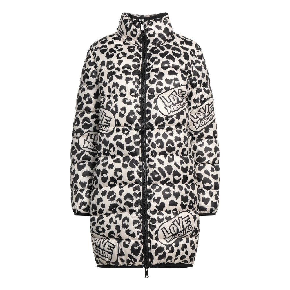 Love Moschino White Polyester Jackets & Coat