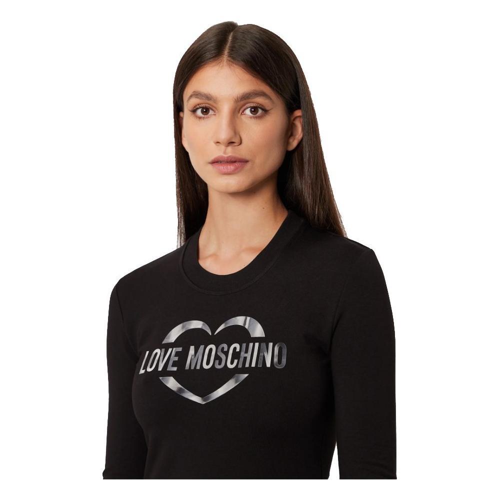 Love Moschino Black Cotton Dress