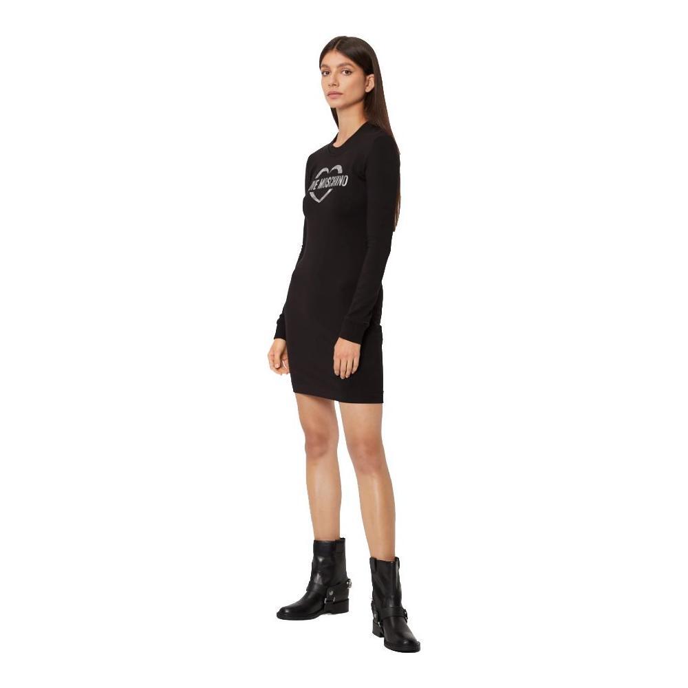 Love Moschino Black Cotton Dress