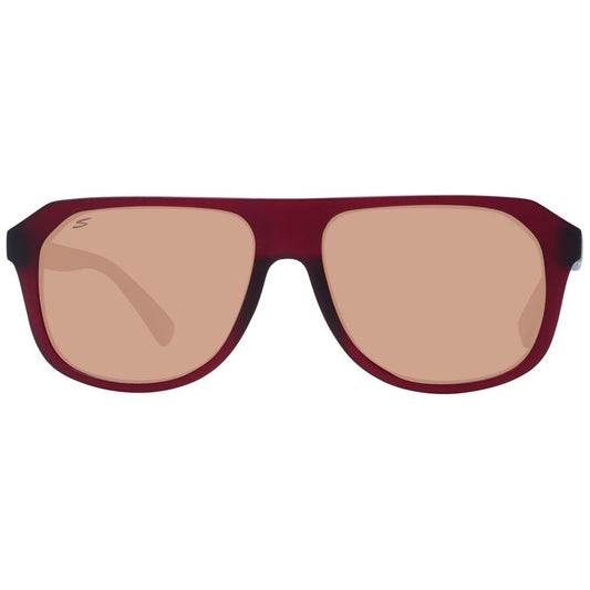 Serengeti Burgundy Men Sunglasses