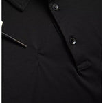 Dolce & Gabbana Black Logo Cotton Collared Polo Top T-shirt TSH851951-50