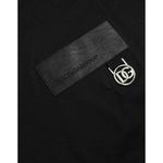 Dolce & Gabbana Black Logo Patch Cotton Crew Neck T-shirt TSH851976-56
