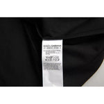 Dolce & Gabbana Black Logo Patch Cotton Crew Neck T-shirt TSH851976-56