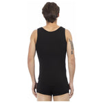 Bikkembergs Black Cotton Men's Tank Top BI-22647-S