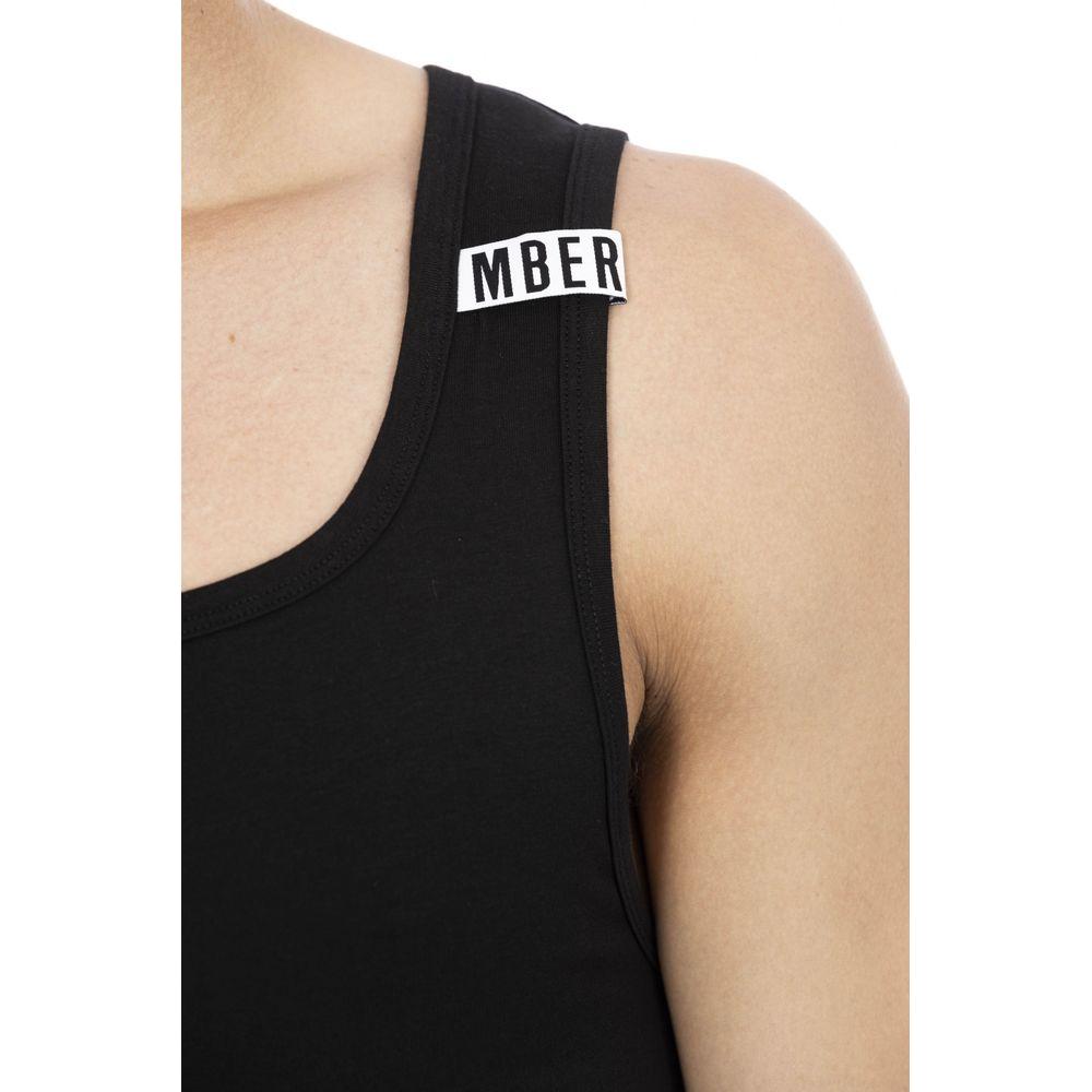 Bikkembergs Black Cotton Men's Tank Top BI-22647-S